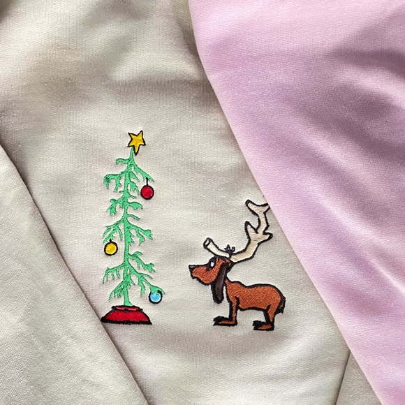 Grinch Dog Max Embroidered Sweatshirt - Picture 3 of 5